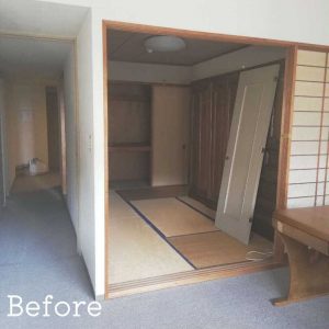リビング・和室の内装張替 Before